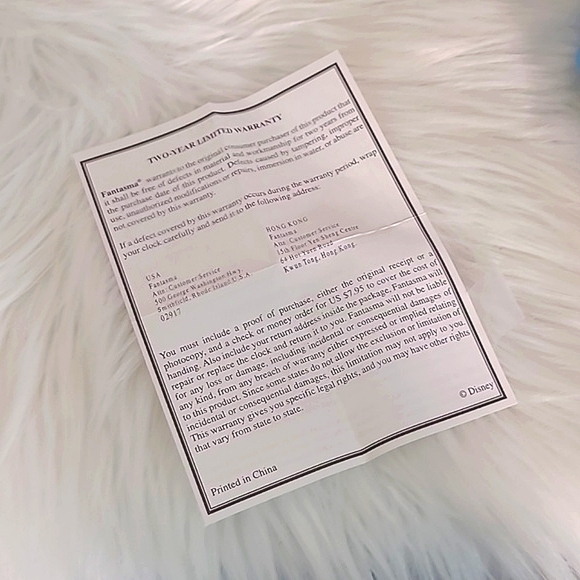 Vintage 90s Disney Fantasma Cinderella Musical Alarm Clock Battery Operated - Picture 13 of 17